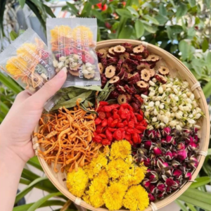 Trà đông trùng 7 vị thảo mộc